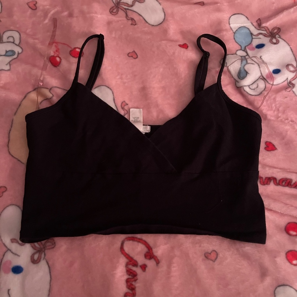 Black Crop Top